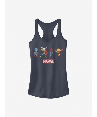 Marvel Avengers Pop Art Group Girls Tank $11.45 Tanks