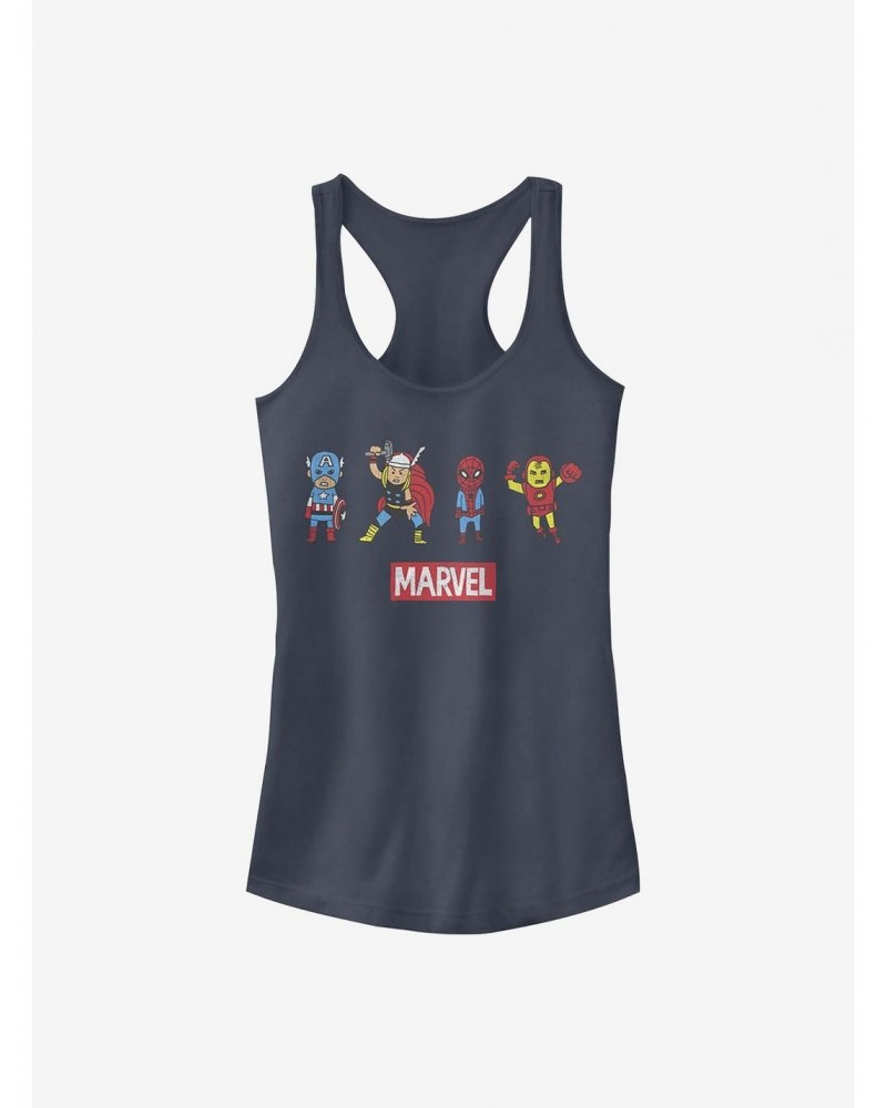 Marvel Avengers Pop Art Group Girls Tank $11.45 Tanks