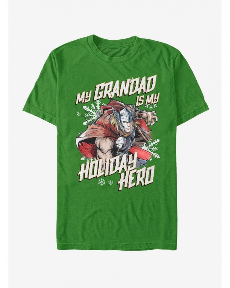 Marvel Thor Holiday Grandad Thor T-Shirt $9.56 T-Shirts