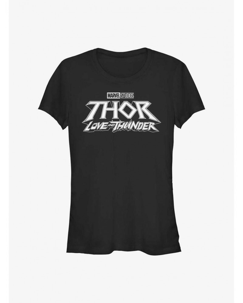 Marvel Thor: Love And Thunder Logo Girls T-Shirt $9.21 T-Shirts