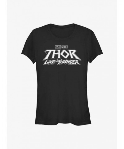 Marvel Thor: Love And Thunder Logo Girls T-Shirt $9.21 T-Shirts