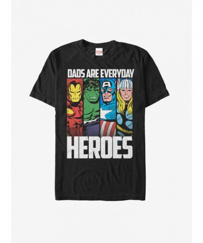Marvel Father's Day Avengers Everyday Heroes T-Shirt $10.52 T-Shirts