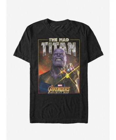 Marvel Avengers: Infinity War Mad Titan Thanos T-Shirt $11.71 T-Shirts