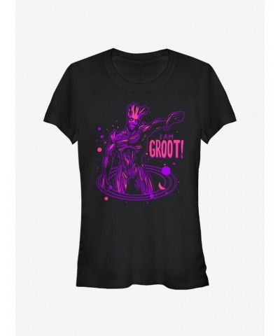 Marvel Guardians of the Galaxy I am Groot Girls T-Shirt $8.96 T-Shirts