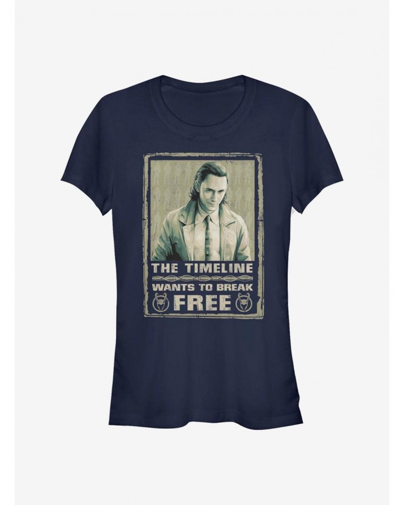 Marvel Loki Break Free Girls T-Shirt $8.47 T-Shirts