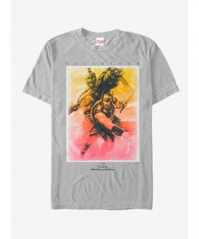 Marvel Thor: Ragnarok Hulk Watercolor Print T-Shirt $11.71 T-Shirts