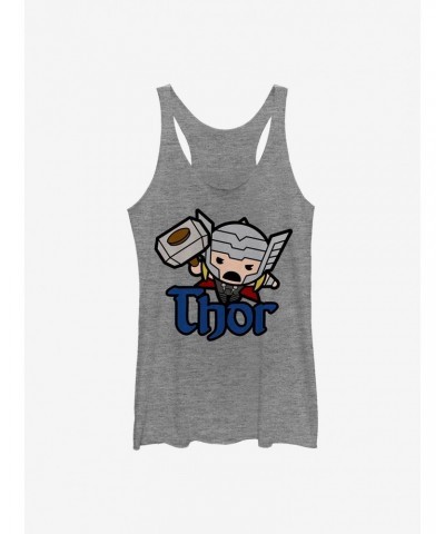 Marvel Thor Kawaii Thor Girls Tank $8.03 Tanks