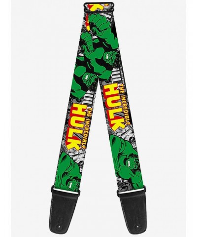 Marvel The Incredible Hulk Action Poses Guitar Strap $11.45 Guitar Straps