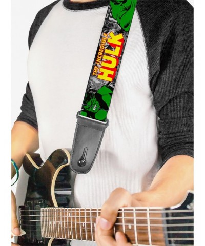 Marvel The Incredible Hulk Action Poses Guitar Strap $11.45 Guitar Straps