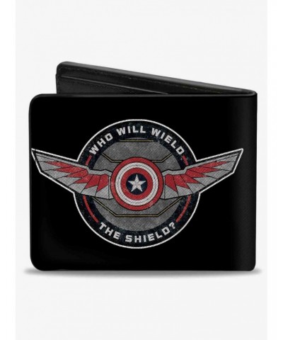 Marvel The Falcon and The Winter Soldier Who Will Wield The Shield Bifold Wallet $7.52 Wallets