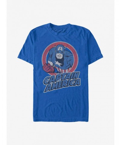Marvel Captain America Captain America Thrifted T-Shirt $11.23 T-Shirts