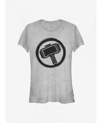 Marvel Thor Woodcut Thor Girls T-Shirt $11.45 T-Shirts