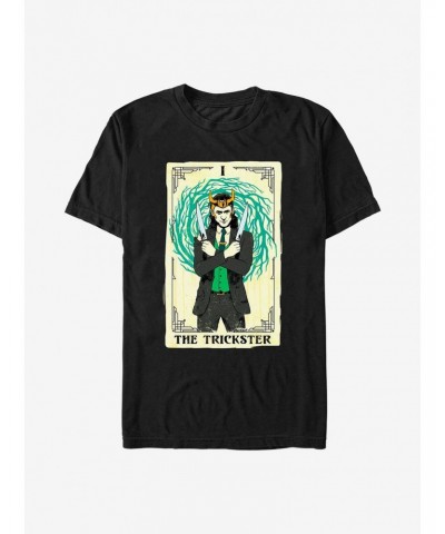 Marvel Loki The Trickster Tarot T-Shirt $8.37 T-Shirts