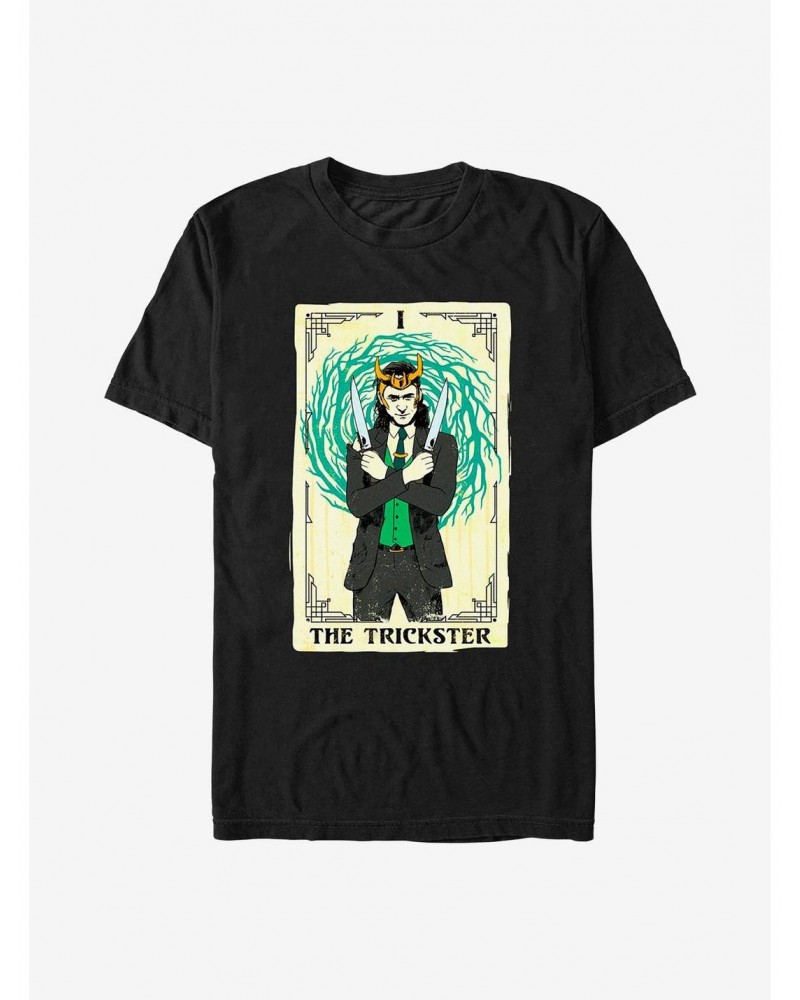 Marvel Loki The Trickster Tarot T-Shirt $8.37 T-Shirts