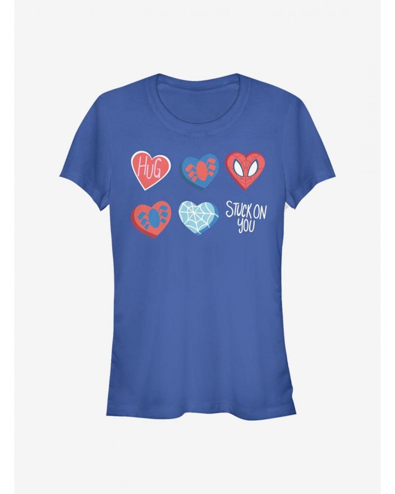 Marvel Avengers Spider Hearts Girls T-Shirt $8.47 T-Shirts