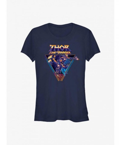 Marvel Thor: Love and Thunder Love And Thunder Badge Girls T-Shirt $7.97 T-Shirts