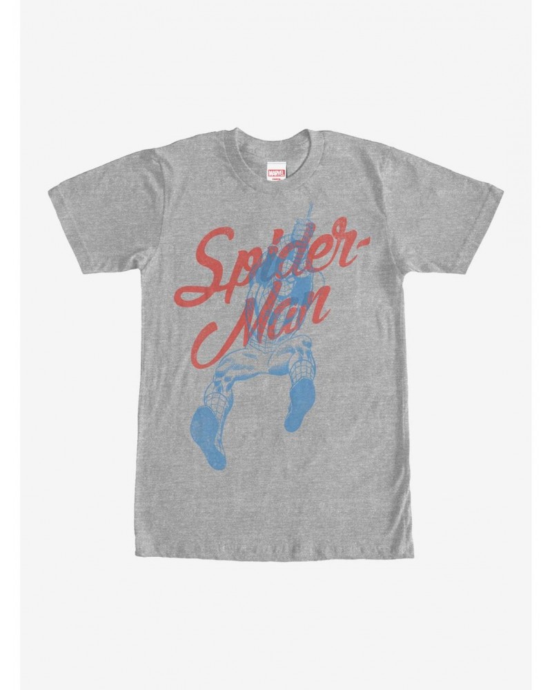 Marvel Spider-Man Cursive T-Shirt $8.37 T-Shirts