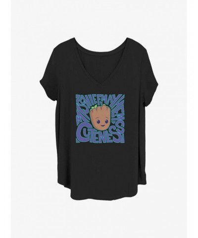 Marvel Guardians of the Galaxy Cuteness Overload Girls T-Shirt Plus Size $12.43 T-Shirts