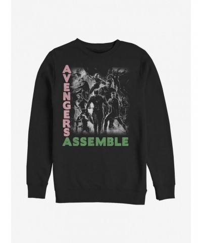 Marvel Avengers Group Assemble Crew Sweatshirt $11.07 Sweatshirts