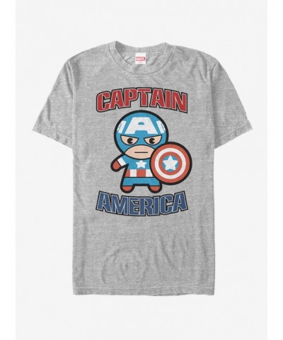 Marvel Captain America Kawaii America T-Shirt $8.37 T-Shirts
