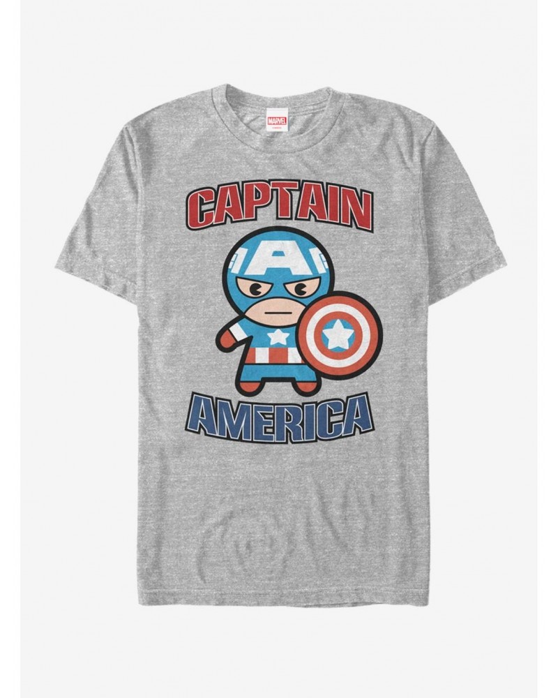 Marvel Captain America Kawaii America T-Shirt $8.37 T-Shirts