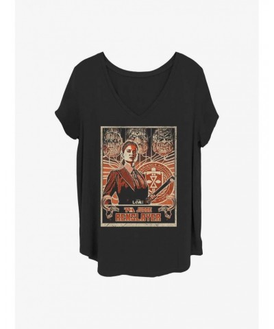 Marvel Loki Judge Renslayer Girls T-Shirt Plus Size $13.29 T-Shirts