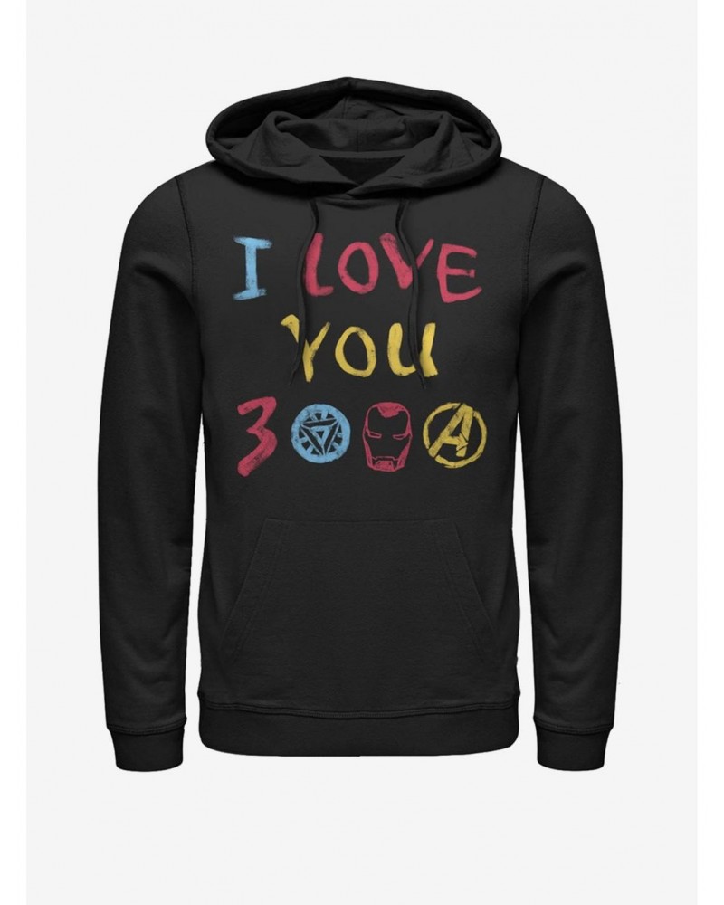 Marvel Avengers: Endgame Love Hand Drawn Hoodie $16.61 Hoodies