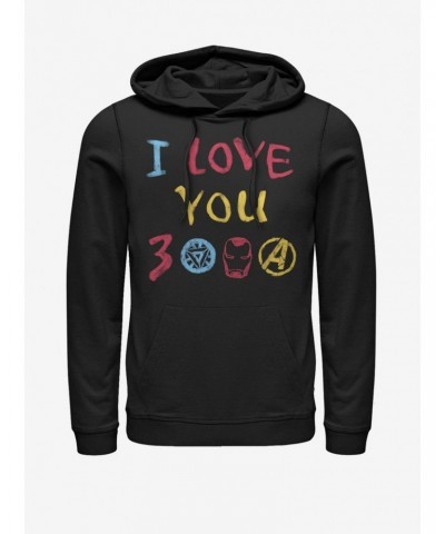 Marvel Avengers: Endgame Love Hand Drawn Hoodie $16.61 Hoodies