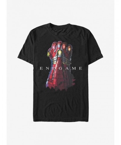 Marvel Iron Man Endgame Gaunlet T-Shirt $8.60 T-Shirts