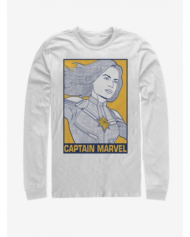 Marvel Avengers: Endgame Pop Captain Marvel Long-Sleeve T-Shirt $10.53 T-Shirts