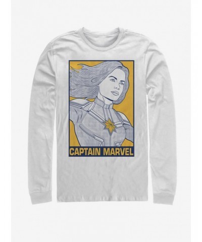 Marvel Avengers: Endgame Pop Captain Marvel Long-Sleeve T-Shirt $10.53 T-Shirts