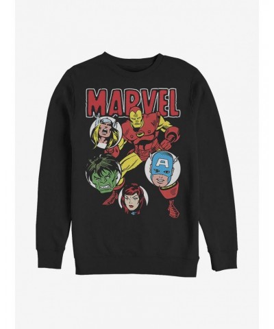 Marvel Avengers Squad Crew Sweatshirt $14.76 Sweatshirts