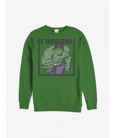 Marvel Hulk Be Incredible Sweatshirt $14.02 Sweatshirts