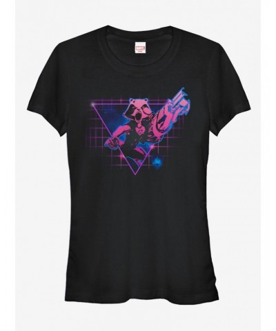 Marvel Guardians of the Galaxy Rocket Triangle Girls T-Shirt $11.95 T-Shirts