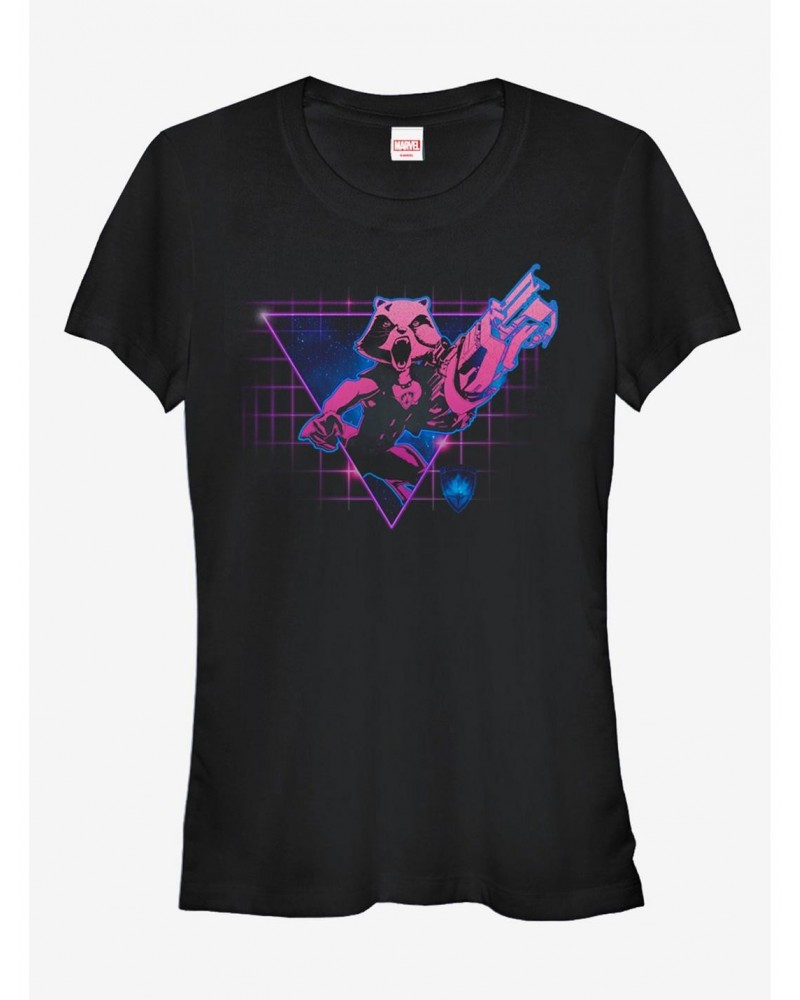 Marvel Guardians of the Galaxy Rocket Triangle Girls T-Shirt $11.95 T-Shirts