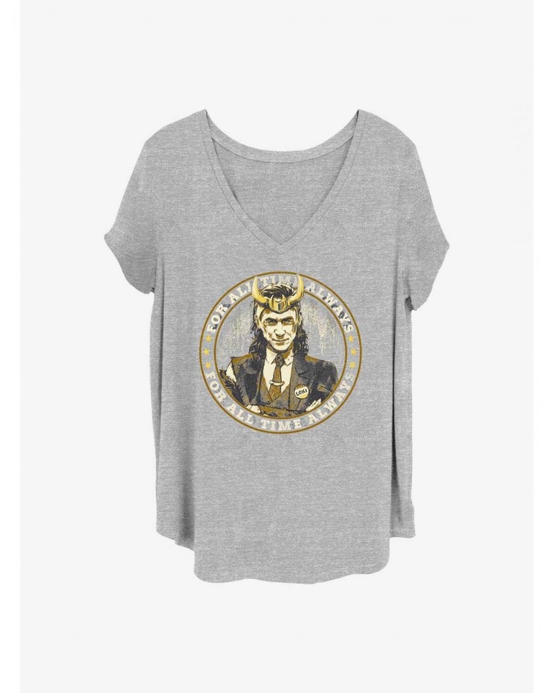 Marvel Loki Campaign Trail Girls T-Shirt Plus Size $10.98 T-Shirts