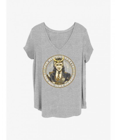 Marvel Loki Campaign Trail Girls T-Shirt Plus Size $10.98 T-Shirts