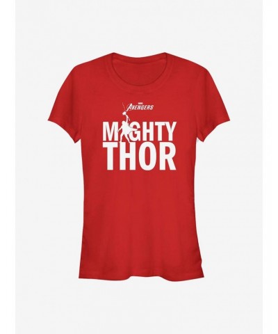 Marvel Thor Mighty Thor Girls T-Shirt $9.96 T-Shirts