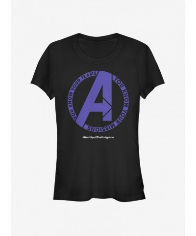 Marvel Avengers: Endgame You Know Girls T-Shirt $10.71 T-Shirts