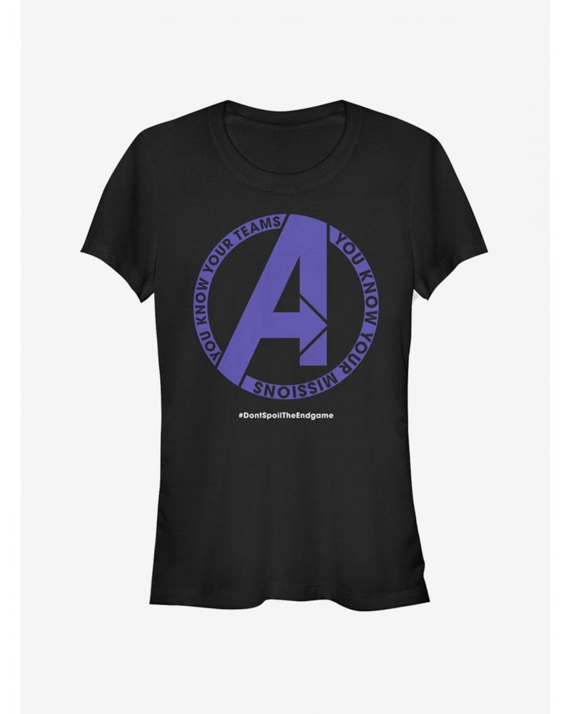 Marvel Avengers: Endgame You Know Girls T-Shirt $10.71 T-Shirts