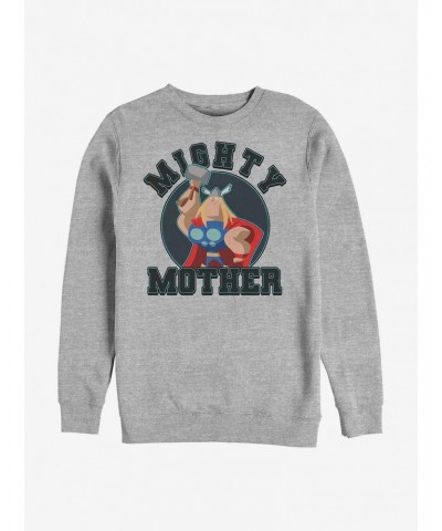 Marvel Thor Mighty Mother Crew Sweatshirt $18.45 Sweatshirts