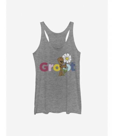 Marvel Guardians Of The Galaxy Groot Girls Tank $11.91 Tanks