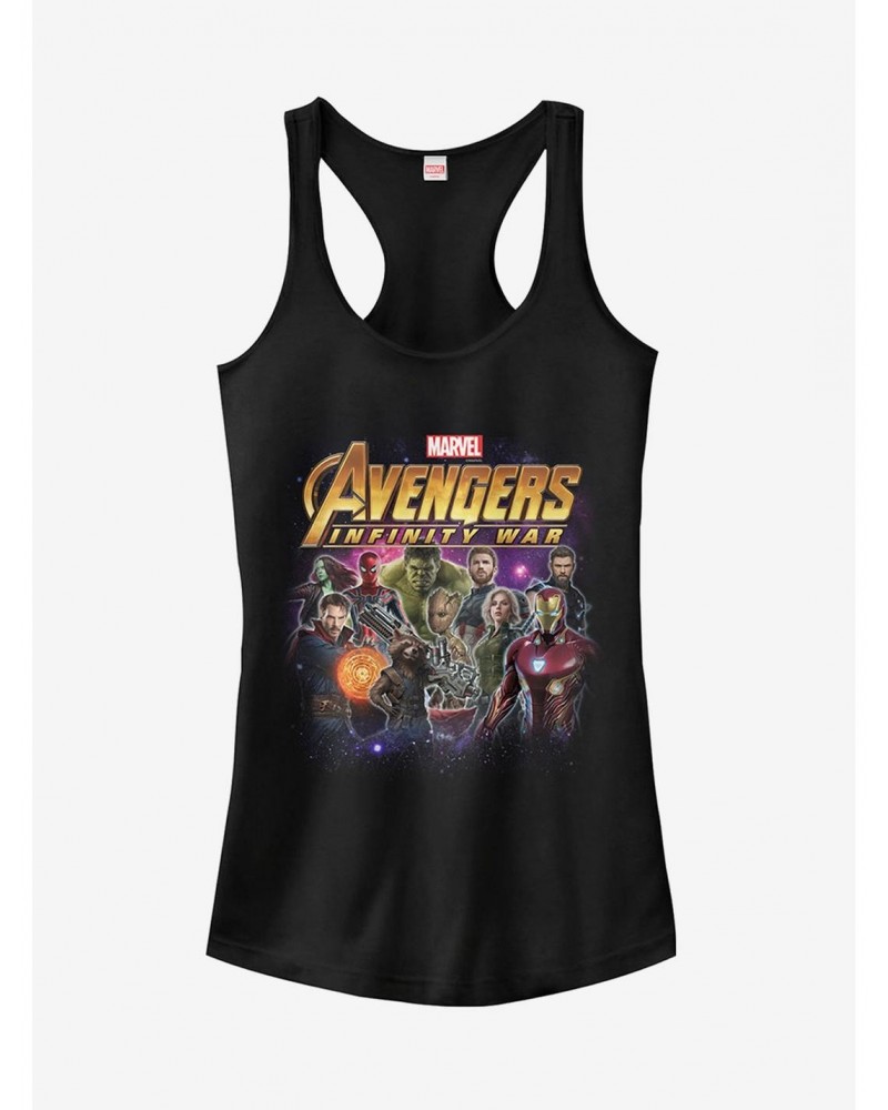 Marvel Avengers: Infinity War Character Shot Girls Tank $10.21 Tanks