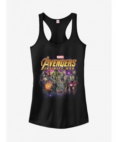 Marvel Avengers: Infinity War Character Shot Girls Tank $10.21 Tanks