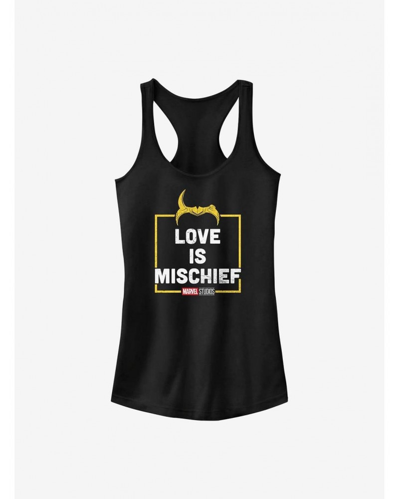 Marvel Loki Love Is Mischief Girls Tank $12.45 Tanks