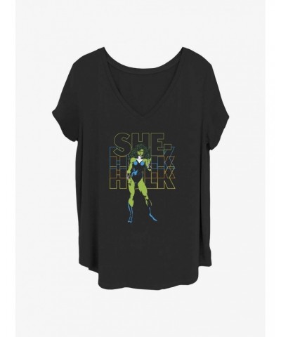 Marvel Hulk She Hulk Girls T-Shirt Plus Size $8.67 T-Shirts