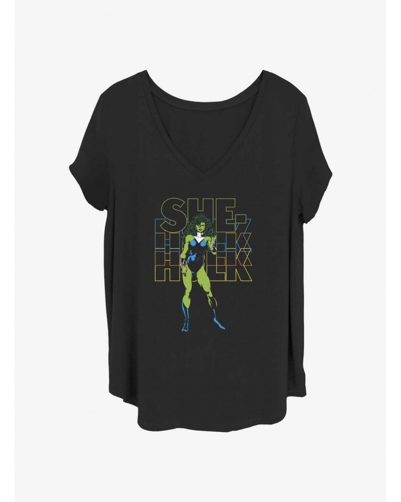 Marvel Hulk She Hulk Girls T-Shirt Plus Size $8.67 T-Shirts