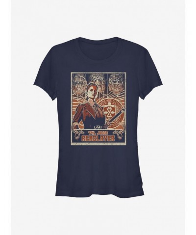 Marvel Loki TVA Judge Renslayer Girls T-Shirt $9.46 T-Shirts