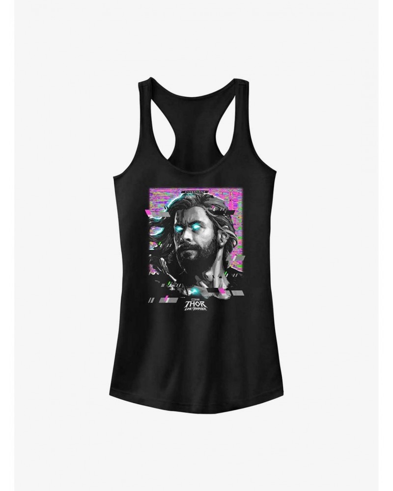 Marvel Thor: Love and Thunder Glitch Thor Girls Tank $8.22 Tanks