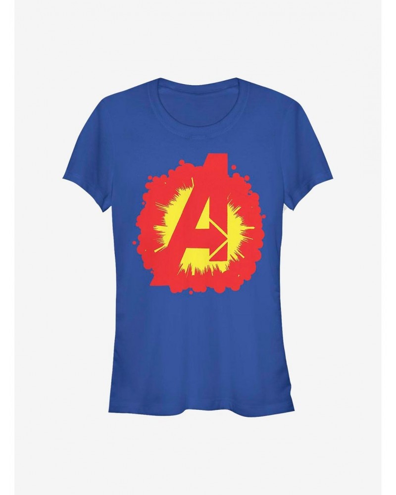 Marvel Avengers Avenger Explosion Girls T-Shirt $10.21 T-Shirts